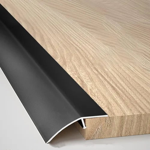 Vista 8 de Tophacker Tiras de transición para madera/laminado/azulejo, tira de transición de umbral de 2 pulgadas de ancho, tira de ribete de bordes