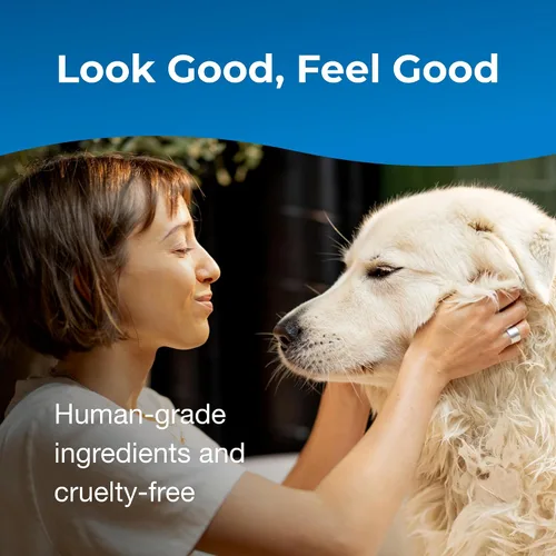 Vista 9 de Pet-Ag Fresh 'n Clean - Champú blanqueador de capa nevada, aroma a vainilla (concentrado 15:1), 1 galón, fórmula sin blanqueador para corregir