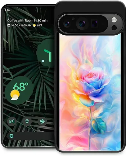 Vista 313 de Compatible con Google Pixel 4A 5G Mobile Case Creative Acrylic Back Panel Silicona Edge Case Slim Protección Especialmente para Google Pixel 4A 5G