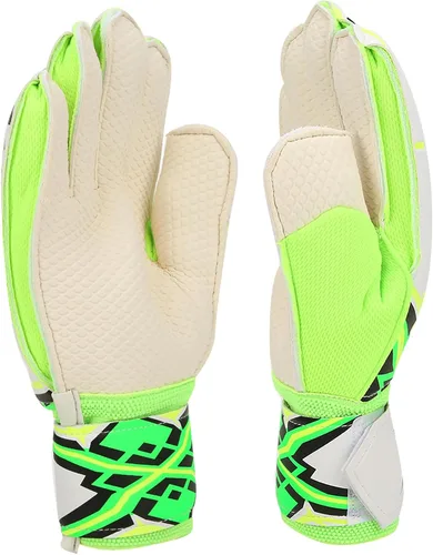Vista 6 de Guantes de portero de fútbol de alto rendimiento Palma gruesa de poliuretano con protector de dedo Guantes de portero de fútbol