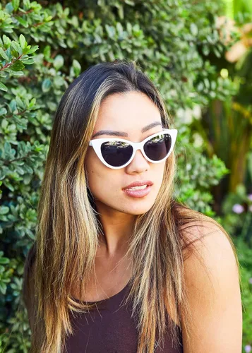 Vista 80 de OWL Gafas de sol Cateye para mujer, diseño retro clásico vintage con alas altas