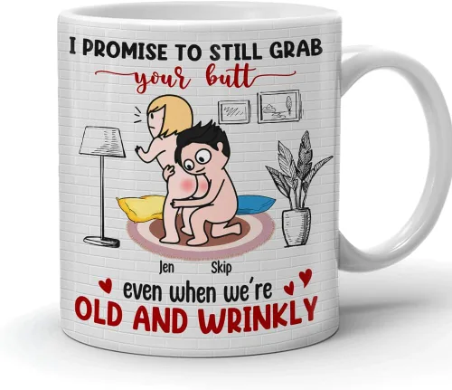 Vista 18 de Taza Kamasutra personalizada, regalos del día de San Valentín para esposa, divertida taza de aniversario para ella, regalos de inauguración