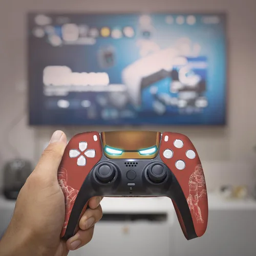 Vista 17 de Battman Custom PS-5 Controller Wireless compatible with Play-Station 5 Console by BCB Controllers Proudly Customized in USA with Permanent