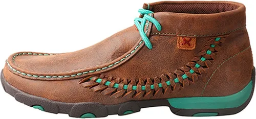 Vista 3 de Twisted X Chukka - Mocasines de conducción para mujer