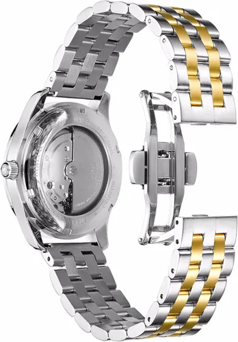Vista 3 de BINLUN Correa de reloj de acero inoxidable de repuesto de metal para hombres y mujeres, 0.709 in0.748 in0.787 in0.827 in0.866 in0.945 in con extremo
