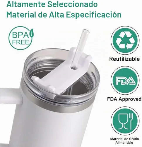 Vista 8 de 2 piezas de tapa de vaso para taza Stanley de 40oz, a prueba de polvo, a prueba de derrames, resistente a salpicaduras, tapa de repuesto para taza