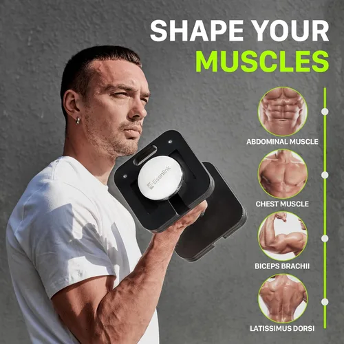 Vista 6 de Eisenlink Juego de mancuernas ajustables, 10-50/80 libras, incrementos de 5 libras, mancuernas cuadradas de bloqueo rápido para gimnasio en casa