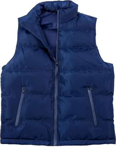 Vista 4 de Chaleco acolchado para hombre, chaqueta de invierno cálida, sin mangas, ligera, resistente al agua, talla M a 3XL