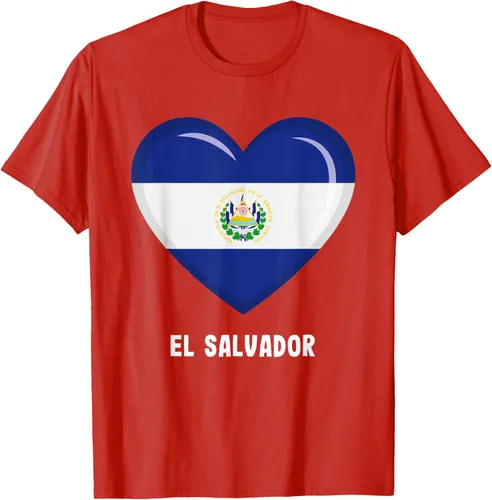 Vista 88 de Camiseta Bandera de El Salvador Camiseta salvadoreña