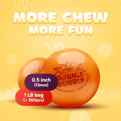 Vista 3 de Bolas de chicle para máquina de chicles, recarga de chicle de burbuja de 1 lb