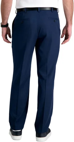 Vista 2 de Haggar Men's Cool 18 Pro Classic Fit Flat Front Pant-Regular and Big & Tall Sizes