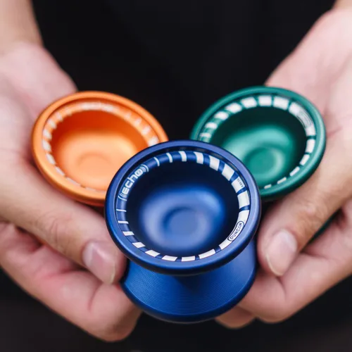 Vista 7 de Duncan Toys Echo 2 - Yoyó [negro], sin respuesta de nivel profesional, rodamiento cóncavo