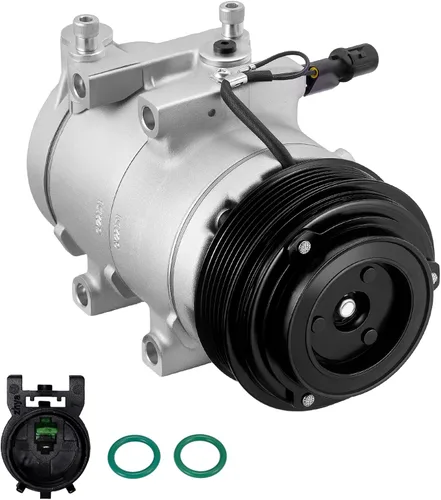 Vista 20 de BDFHYK 57197 Compresor de CA con embrague compatible con Hyundai Santa Fe 2003-2006 y XG350 2002-2005 3.5L, XG300 2001 3.0L, compatible con Kia