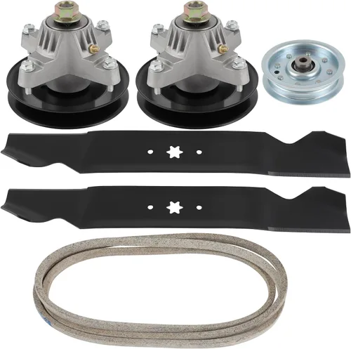 Vista 27 de SCITOO Kit de reconstrucción de cubierta, 42 piezas de cubierta de cortacésped compatible con Poulan Pro PP19A42 PB185A42 PB195H42LT PB20H42YT, 1