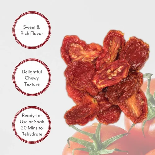 Vista 4 de Roland Foods Sun-Dried Tomato Halves, Specialty Imported Food, 16 Ounce, Pack of 1