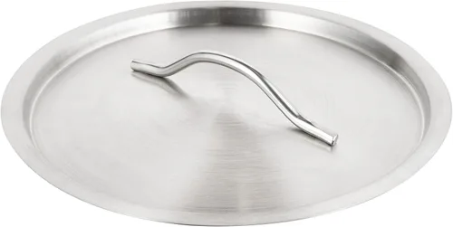 Vista 23 de Restaurantware Tapa de sartén de acero inoxidable, 7 x 2 pulgadas
