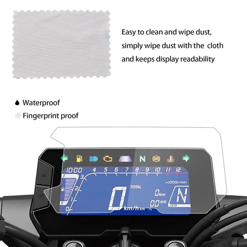 Vista 3 de Protector de pantalla de repuesto para tablero de instrumentos para Honda CB300R CB125R CB250R CB150R 2018-2022 Cubierta protectora de pantalla