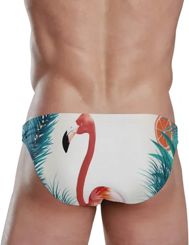 Vista 3 de Chic Houses Traje de baño sexy para hombre con estampado de secado rápido, 2030007