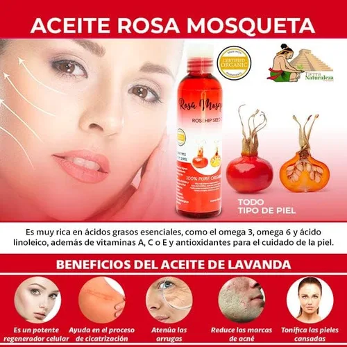Vista 2 de Aceite Orgánico de Rosa Mosqueta Aceite de Rosa Mosqueta Orgánico