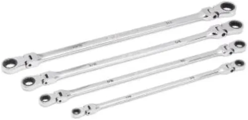 Vista 4 de GEARWRENCH Juego de llaves de trinquete métricas de 6 piezas de 90 dientes y 12 puntos 86830
