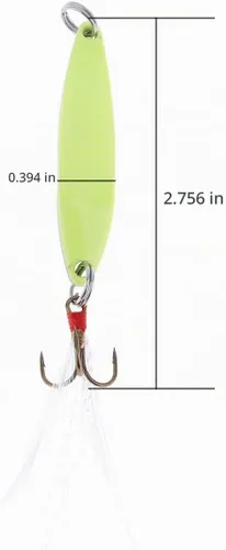 Vista 8 de Metal Jigs & Glow Jigging Spoons - Cebos duros luminosos para señuelos giratorios