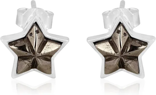 Vista 12 de Aretes de plata de ley 925 con piedras preciosas de amazonita con corte de estrella, regalo de piedra natal para ella