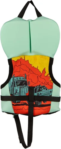 Vista 4 de Ronix Vision - Chaleco salvavidas CGA para niño - Azul/Naranja/Amarillo