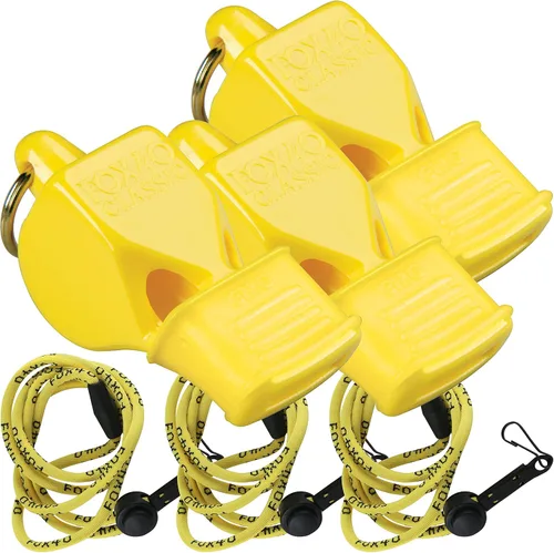 Vista 2 de Fox 40 Paquete de 3 cordones clásicos CMG con cordón separable