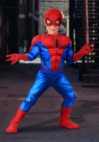 Vista 2 de Marvel Spider-Man Toddler Costume - Officially Licensed Superhero Suit for Kids