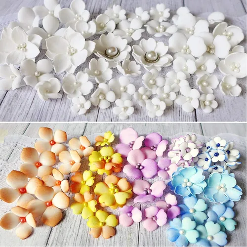 Vista 2 de 8 plantillas troqueladas de metal con diseño de flores, para manualidades, álbumes de recortes, troqueles decorativos de papel para hacer tarjetas
