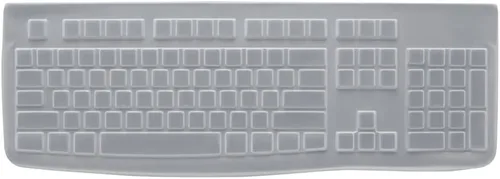 Vista 4 de Logitech Teclado K120 con cubierta protectora de silicona para EDU