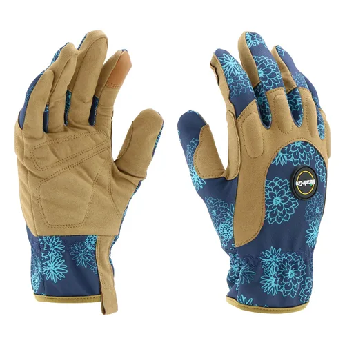Vista 2 de Miracle-Gro Guantes de trabajo de jardinería de alta destreza para mujer, tecnologías de pantalla táctil, resistentes a la abrasión, cómodos