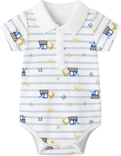 Vista 66 de pureborn Mameluco de algodón súper suave para bebés niños y niñas de 0 a 24 meses