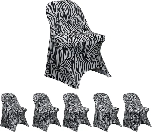 Vista 45 de YOUR CHAIR COVERS - Funda para silla plegable de elastano elástica, color negro