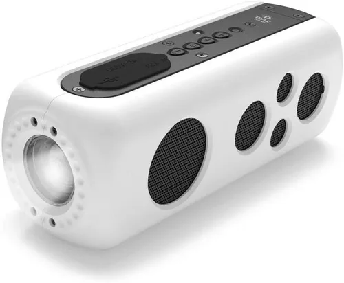 Vista 7 de Pyle Sound Box Splash - Altavoz portátil deportivo, inalámbrico, resistente al agua, compatible con Bluetooth, audio estéreo con conector de entrada