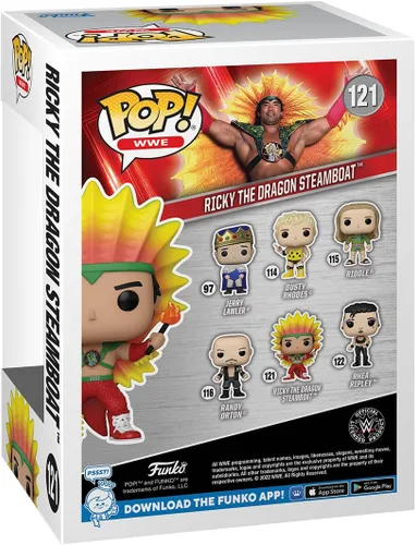 Vista 3 de Funko Pop! WWE: Ricky The Dragon Steamboat - Figura de vinilo coleccionable - Idea de regalo - Mercancía oficial - para niños y adultos - fanáticos