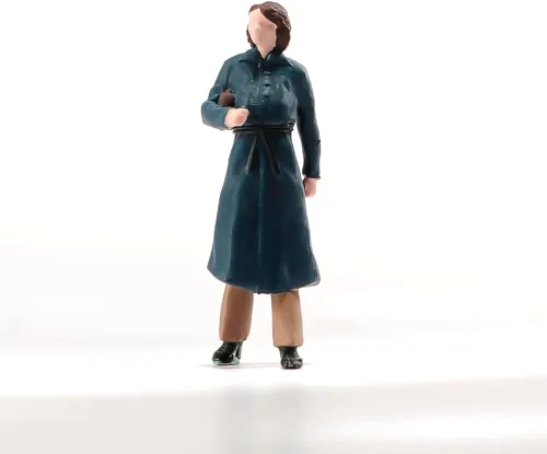 Vista 7 de Figura de miniatura a escala 1:43, pintada a mano, figuras de diorama de resina, figura de acción para automóviles, vehículos, paisajes, accesorios