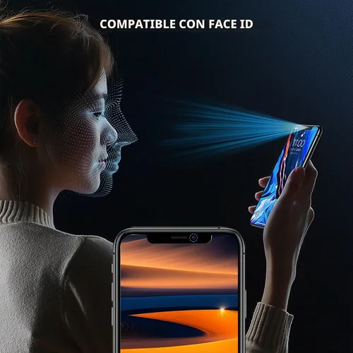 Vista 3 de Paquete de 2 protectores de pantalla de privacidad para iPhone 11 2 Pantalla de privacidad