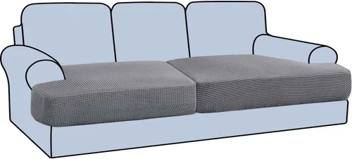 Vista 49 de H.VERSAILTEX Funda elástica para sillón con cojín en forma de T, fundas de cojín en T para sillón y sofá de sala de estar, funda para sofá, funda