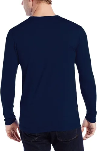 Vista 2 de Minus33 Chocorua - Camisas de peso medio para hombre, 100% lana merina, capa base térmica de manga larga, opciones grandes y altas