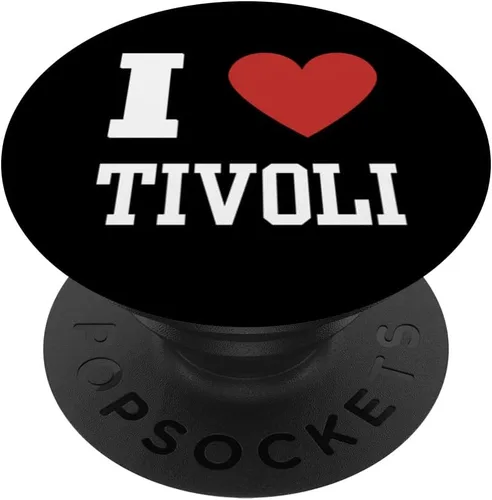 Vista 6 de Tivoli Italy Travel Lover Love Heart Cool Vintage Retro PopSockets MagSafe PopGrip for iPhone