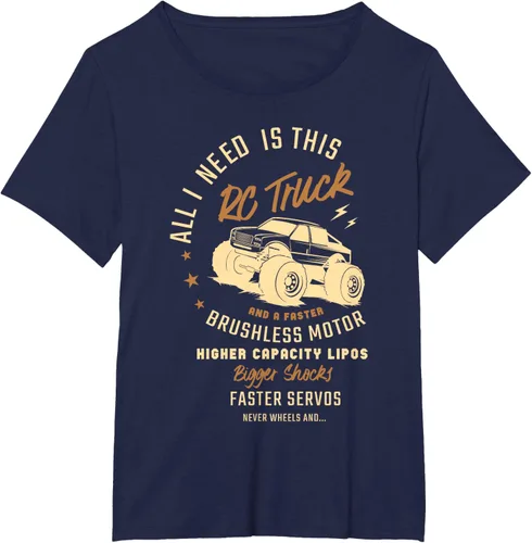 Vista 13 de Todo lo que necesito es este camión RC y una camiseta sin escobillas más rápida RC Motor Negro