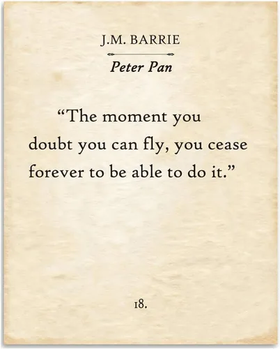 Vista 11 de Lone Star Art Peter Pan - So Come With Me Where Dreams Are Born - J.M. Barrie - 11x14 Unframed Typography Book Page Print - Great Neverland Gift &