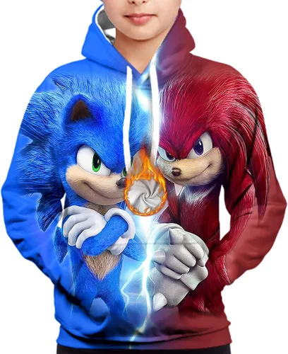 Vista 3 de Sudadera con capucha de anime para niños y niñas sudadera con capucha deportiva novedosa