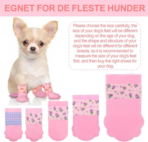 Vista 5 de 20 zapatos para perro, zapatos transpirables de doble capa para perro, protector de pata de perro, botines para perro para evitar lamer, botines