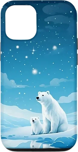 Vista 28 de Polar Bear, Arctic North Pole, Alaska Snow, Cute Polar Bears Case for iPhone 17