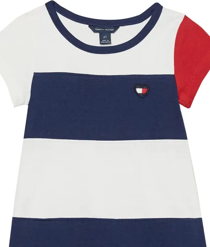 Vista 4 de Tommy Hilfiger Vestido de manga corta con bloques de color para niña