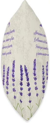 Vista 2 de Abuelita Loves Me Gifts Spanish Abuela Regalo para Abuelita Flor Lavanda Púrpura Manta Almohada 16x16, Multicolor