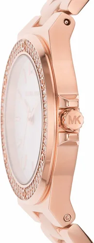Vista 6 de Michael Kors Lennox- Reloj de acero inoxidable con tres manecillas