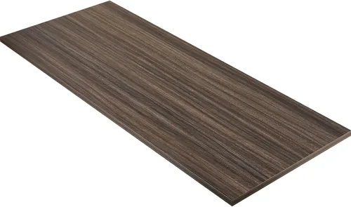 Vista 23 de 36x20 pulgadas Mesa Negra Universal, Escritorio Sólido de Una Pieza, Encimera Reversible de Melamina, Dobles Escritorios, L-Escritorio DIY